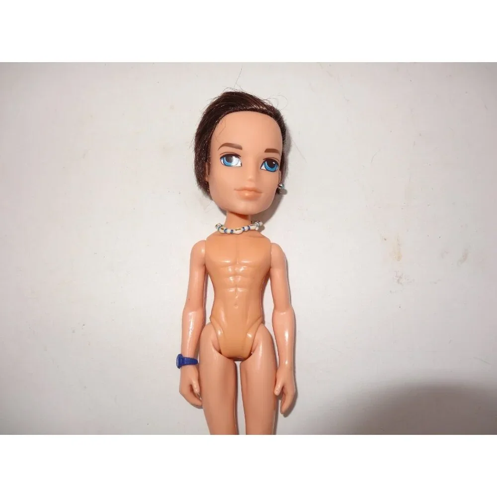Bratz Boyz  Koby ?‎ Boy Doll  Brown Hair Blue Eyes  MGA Necklace and Watch